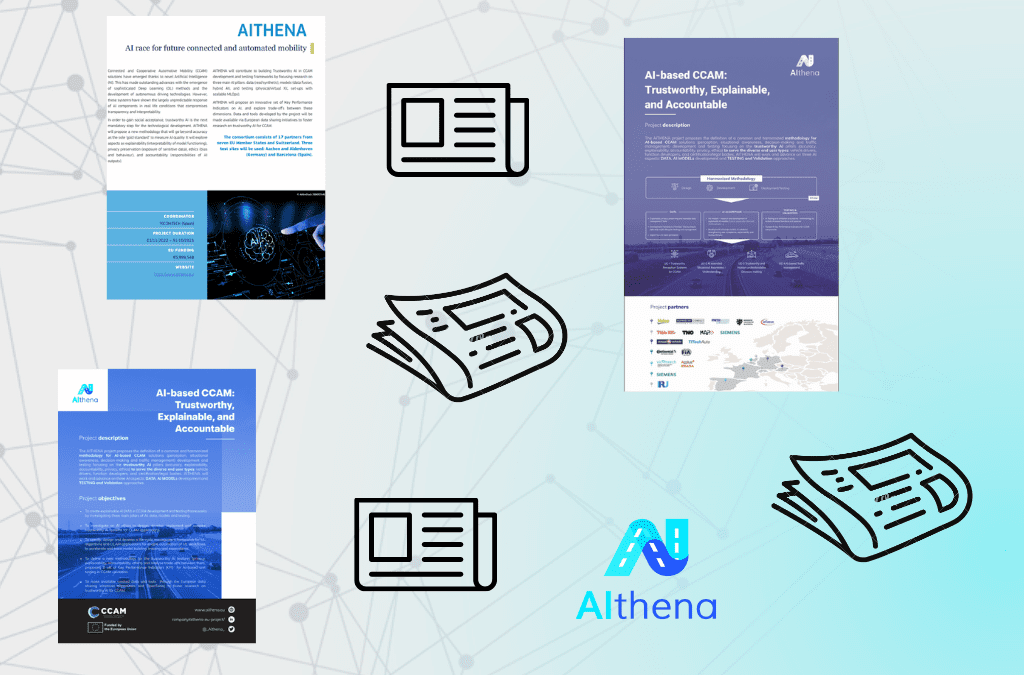 Recently published papers supported by AIthena project